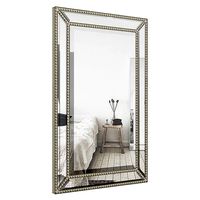 Beveled Beaded Accent Wall Mirror ROSP1590