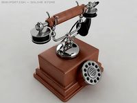 Vintage Telephone 3D Model