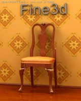 Antique02Chair0a16 3D Model
