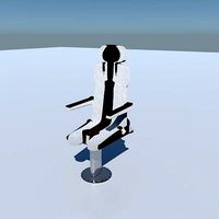 Aircraft Airplane Pilot Seat Chair V1