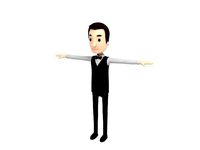CartoonMan029-Waiter