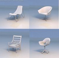 Chair sofa couch 3D Model
