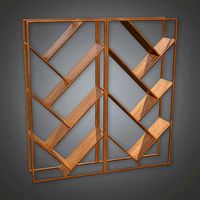 ARV1 - Book Shelf 01a - Arch Viz - PBR Game Ready