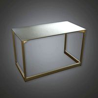 ARV1 - Chrome Desk 01a - Arch Viz - Game Ready