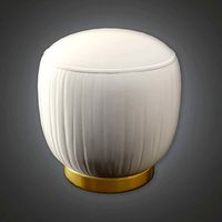 ARV1 - Ottoman Stool 01a - PBR Arch Viz - Game Ready
