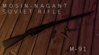 Mosin-Nagant Soviet M91 Rifle