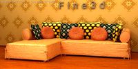01Multiplayer sofa009 3D Model