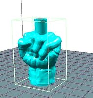 hulk hookah mouthpiece 3D print model shisha