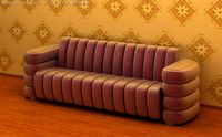 01Multiplayer sofa015 3D Model