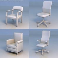 Chair sofa couch 3D Model