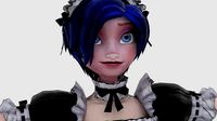 Anime girl 3D model