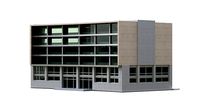 Office bulidings set 3D model