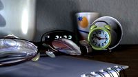 Room Desk Still Life Scene