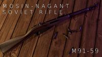 Mosin-Nagant Soviet 91 59 Carbine Rifle