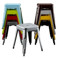 Banqueta Alta Metal Set