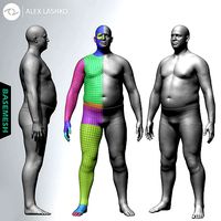 Overweight Male Basemesh