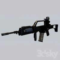 Low Poly M416 Gun Model