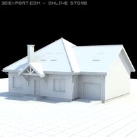 Single family house 3D Model
