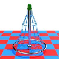 Childrens playground rope mesh