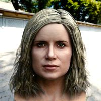 3d model Kim Dickens Madison Clark head