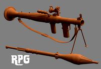 RPG Rocket Propelled Grenade Launcher