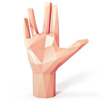 Hand Spock Low Poly