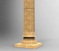 Colonne dorique Romaine