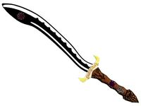 Dagger with patterns