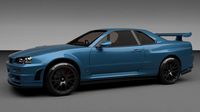 Nissan Skyline GT-R R34 1999 3D model