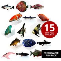 15 Freshwater  Fish Pack
