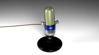 Vintage microphone - retro