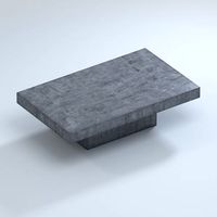 Blok Concrete Rectangle Outdoor Coffee Table