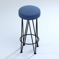 Mr Brown Lorca Modern Black Hairpin Counter Stool