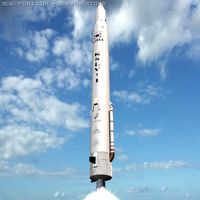 South Korean KSLV1 3D Model