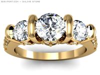 Engagement ring 3D Model