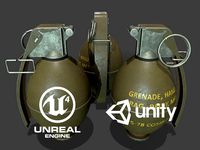 M61 Grenade Lowpoly