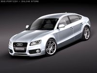 Audi S5 sportback 2011 3D Model