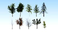 Game-ready trees pack