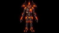 Game MMO RPG Character Skull Stone Golem