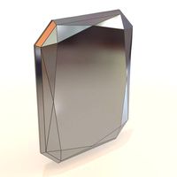 West Elm Faceted Mirror