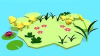 Low poly Grass