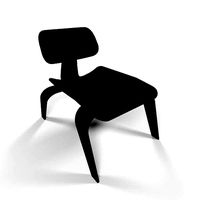 Wooden reading chair