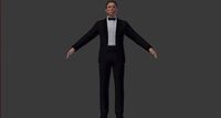 James Bond-Daniel Craig-3d-model