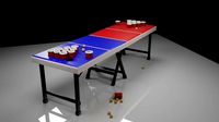 Low Poly Beer Pong Table
