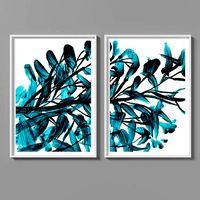 Set of 2 Botanical