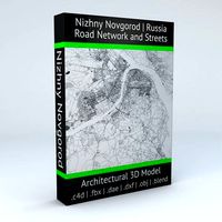 Nizhny Novgorod Road Network and Streets