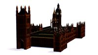 Palace of Westminster House Of Parlament 3d models