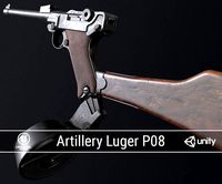 PBR Artillery Luger P08