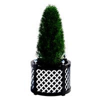 Round treillage planters 2