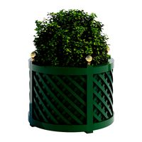 Round treillage planters 1